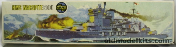 Airfix 1/600 HMS Warspite Battleship, 04205-5 plastic model kit